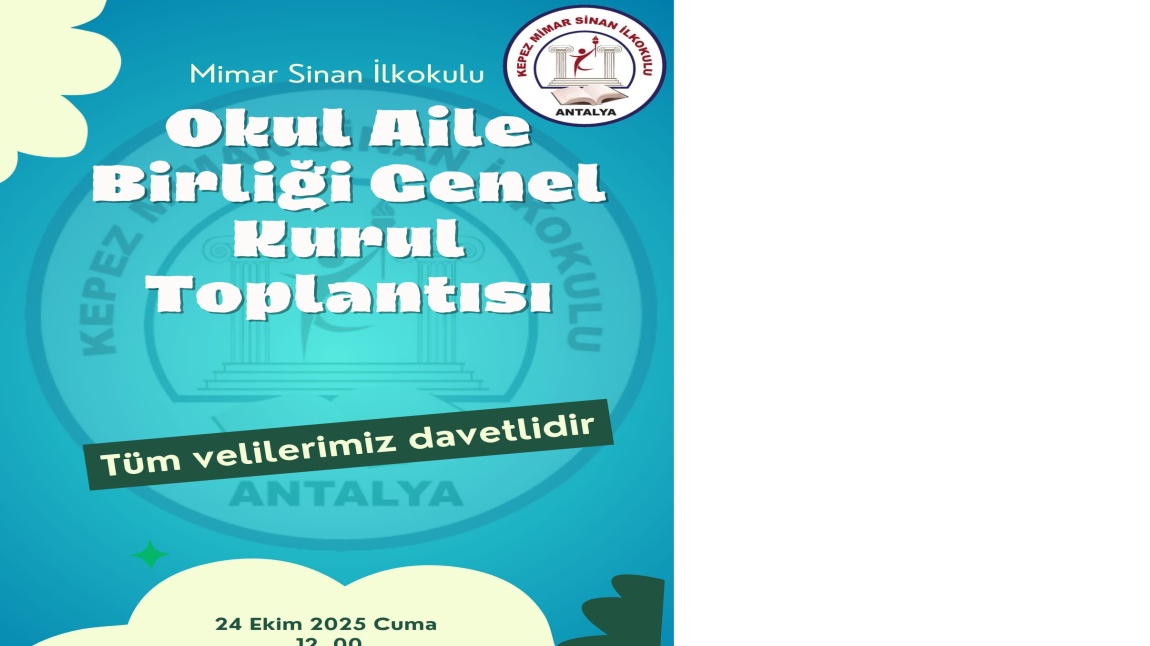 OKUL AİLE BİRLİĞİ GENEL KURUL TOPLANTISI